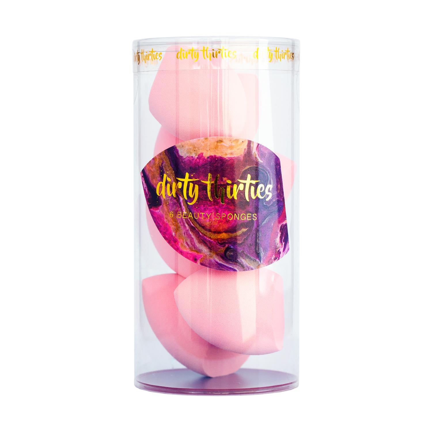 6 LG Beauty Sponges- Light Pink