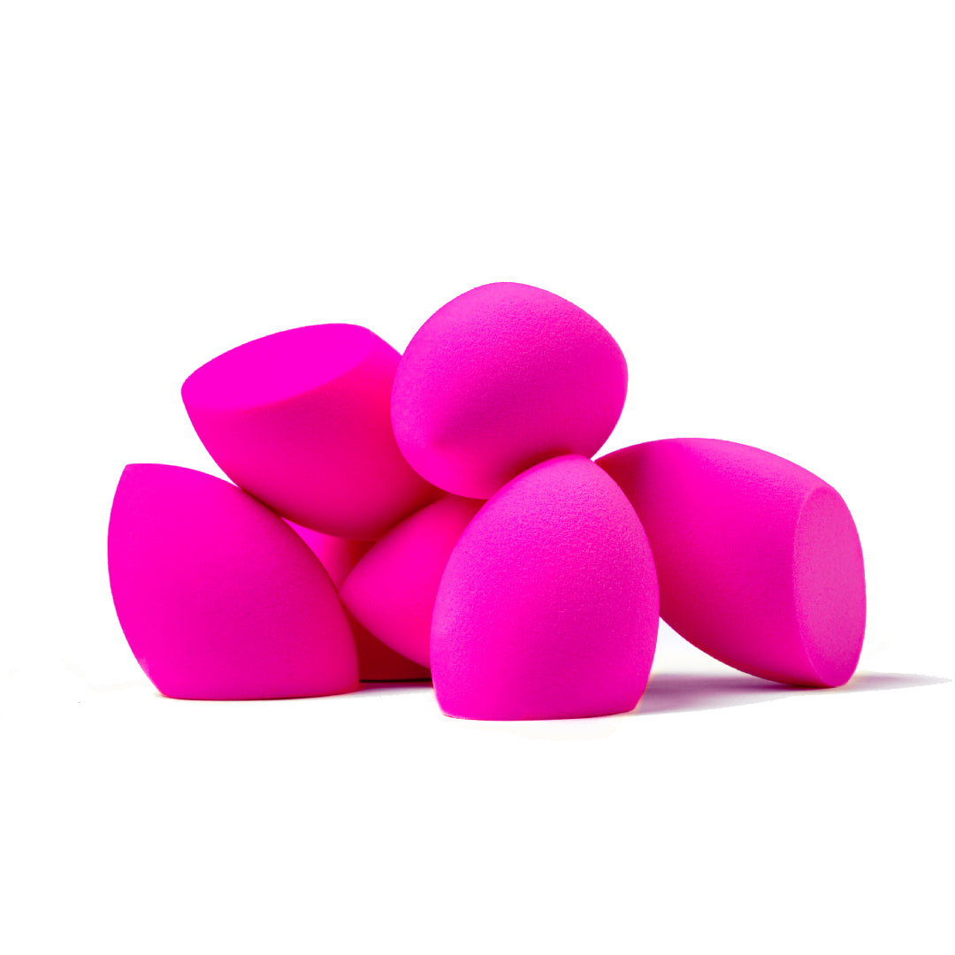 6 LG Beauty Sponges - Hot Pink