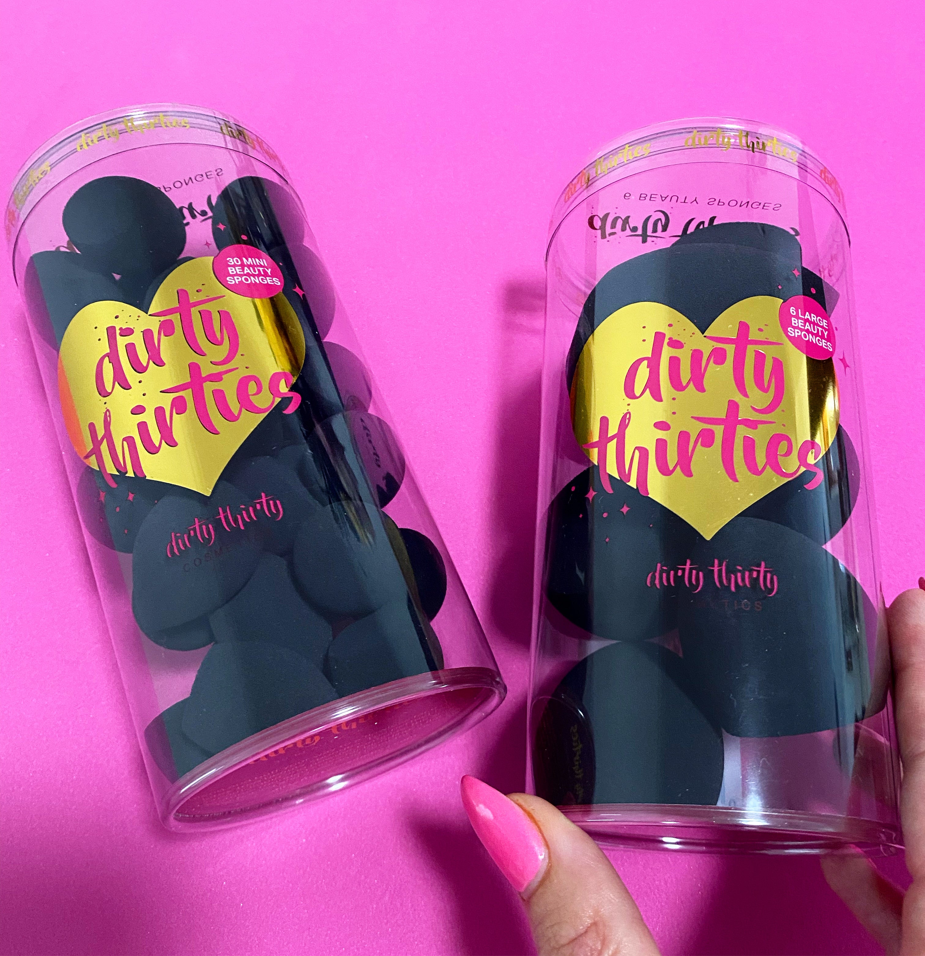 6 LG Beauty Sponges-BLACK