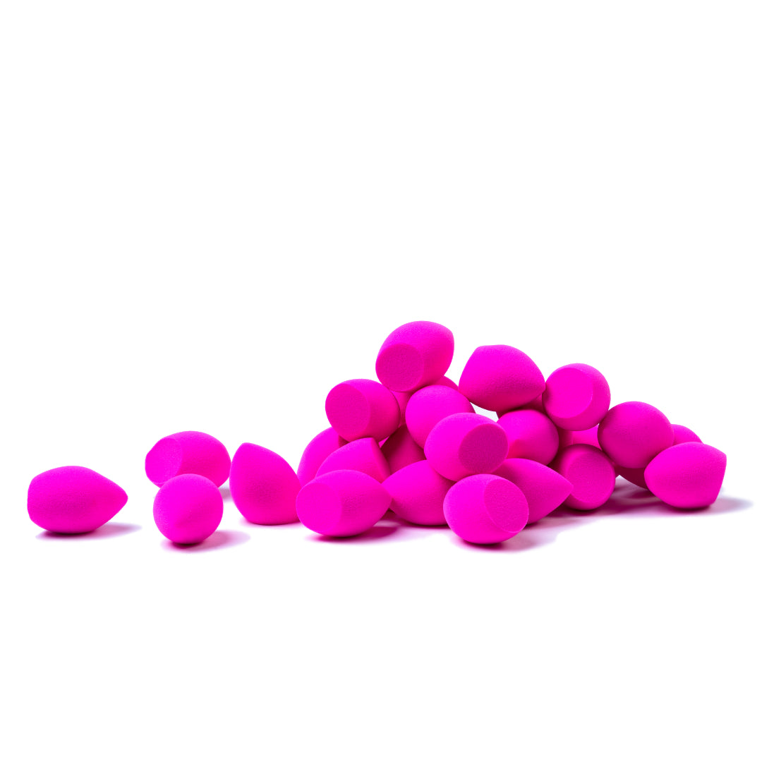 30 MINI Beauty Sponges - Hot Pink